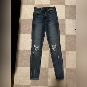 Fashion Nova High Rise Skinny Distressed Jeans